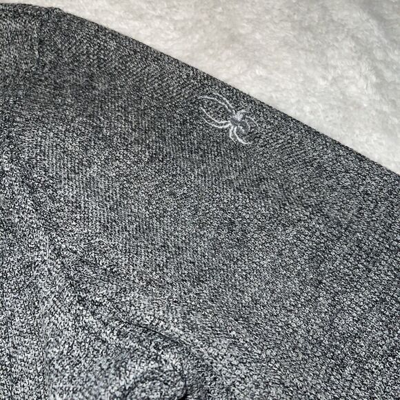 SPYDER Endur Full Zip Mid Weight Fleece Lined Sweater Jacket Winter Grey Size XL - Picture 5 of 13
